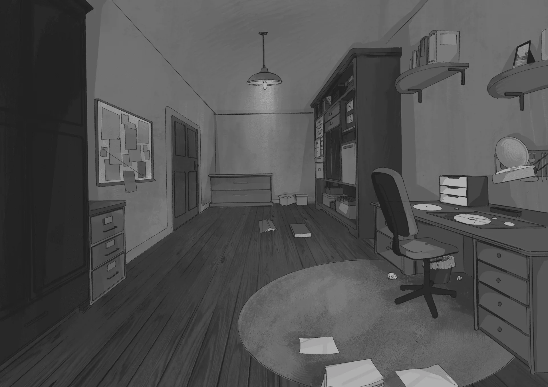 Concept art : l’atelier de la maison | Association The Project