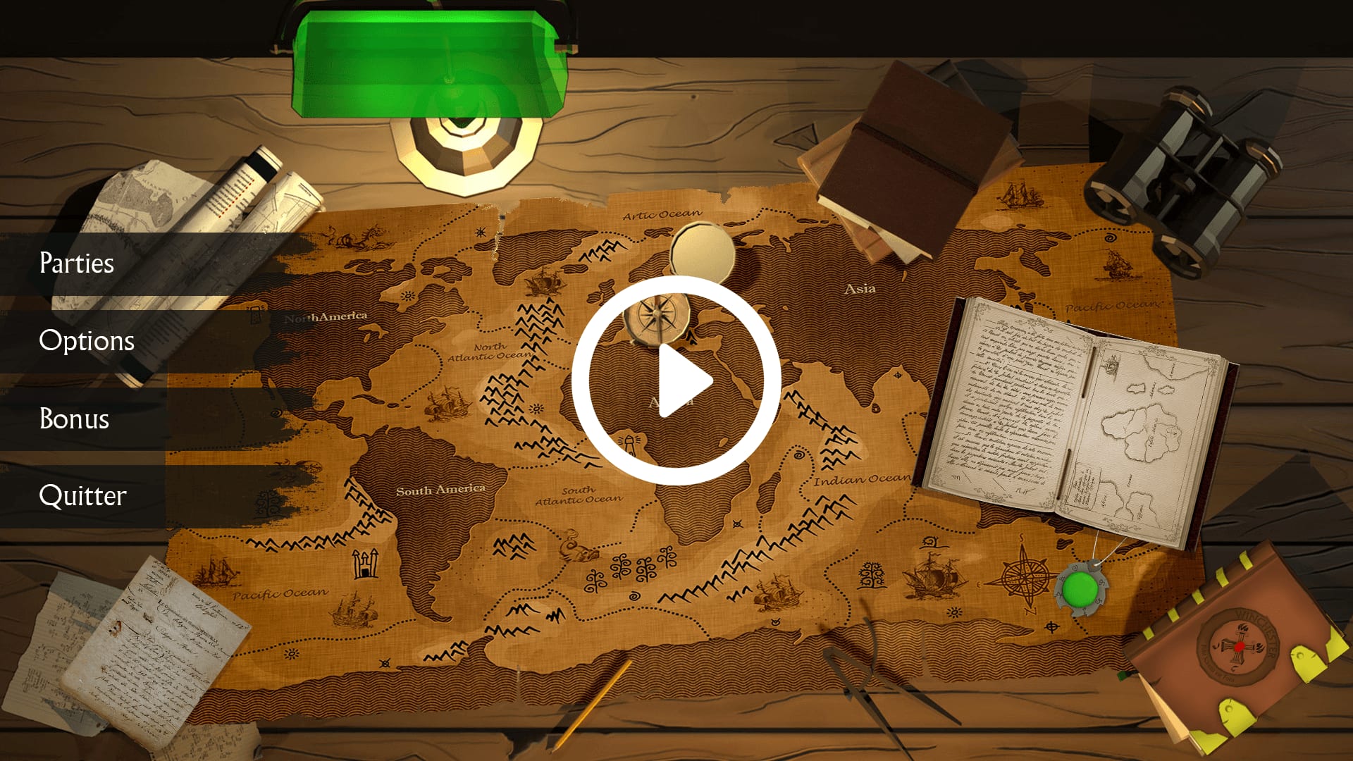 Menu et teaser | Association The Project
